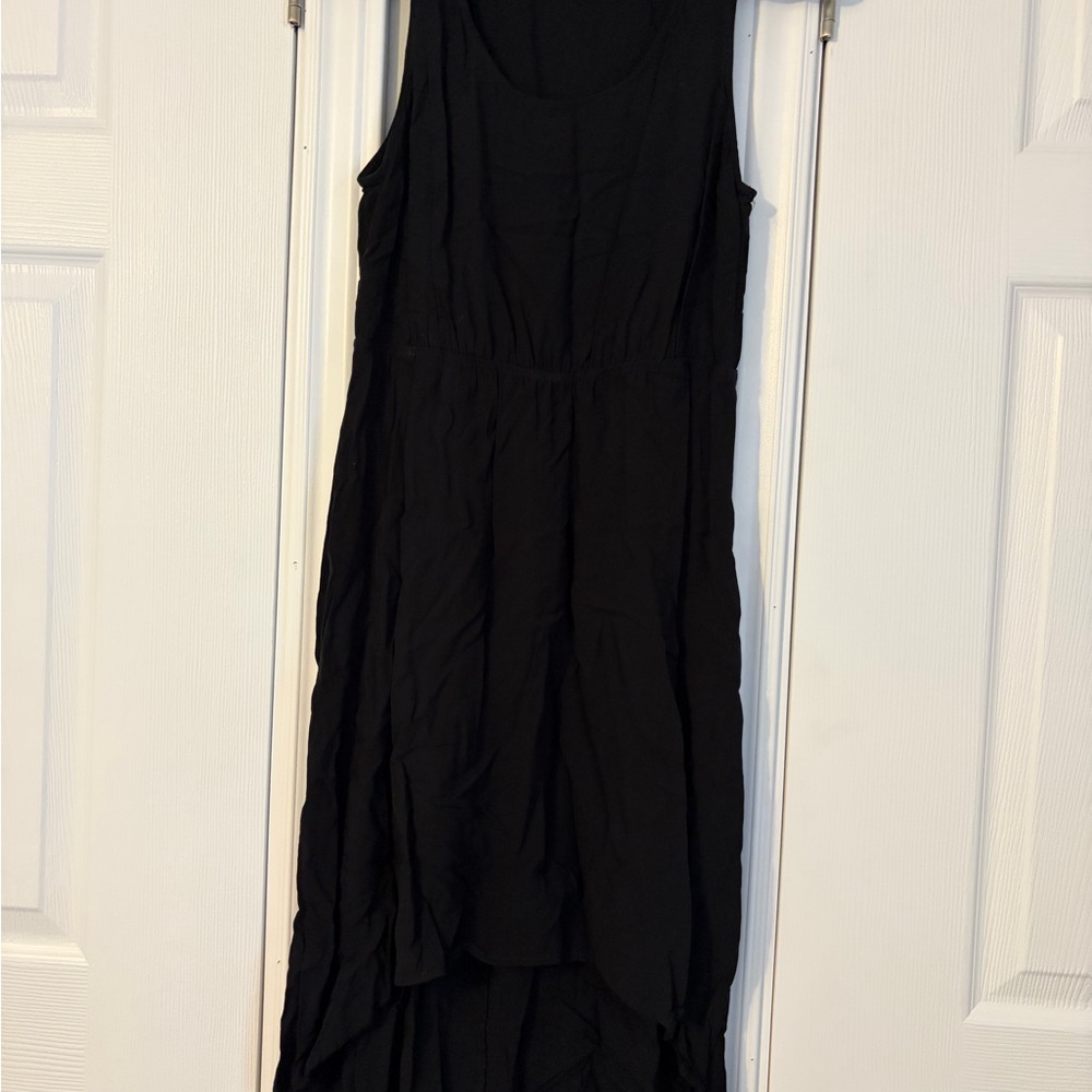 Ambiance Apparel Black Sleeveless High-Low Dress Size Large